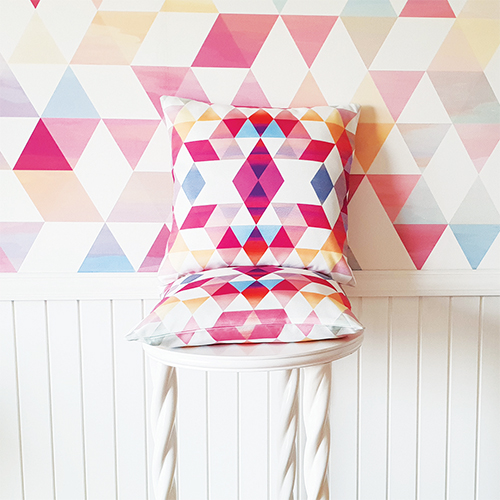 Triangles Cushion